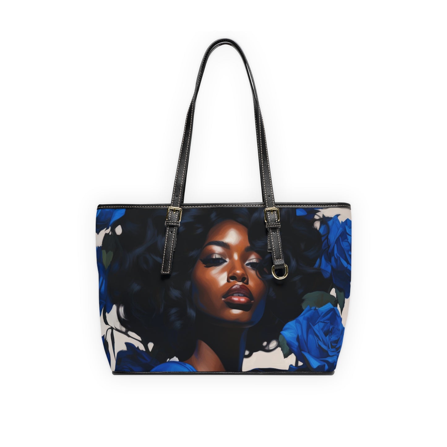 Serenity in Sapphire PU Leather Shoulder Bag