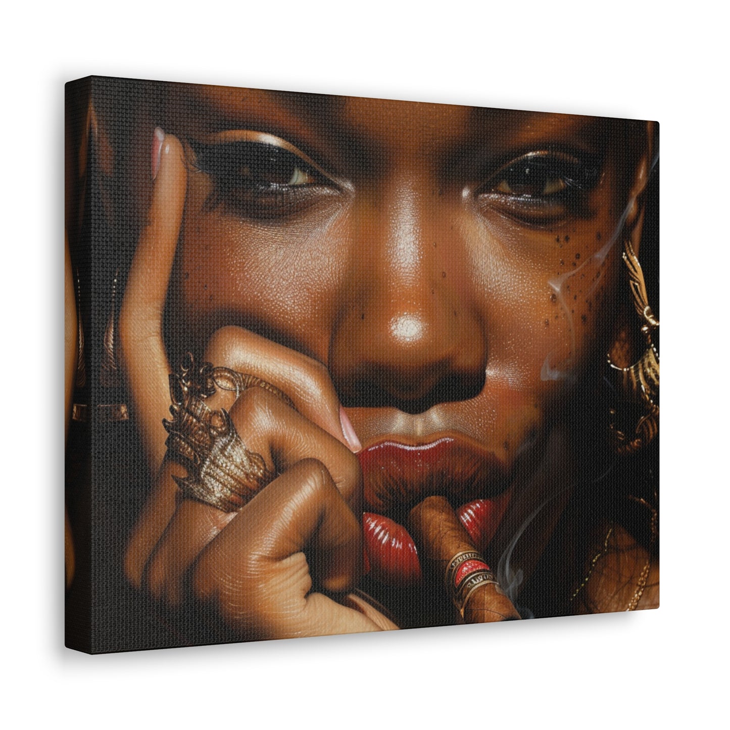 Cigar Diva Canvas Wrap