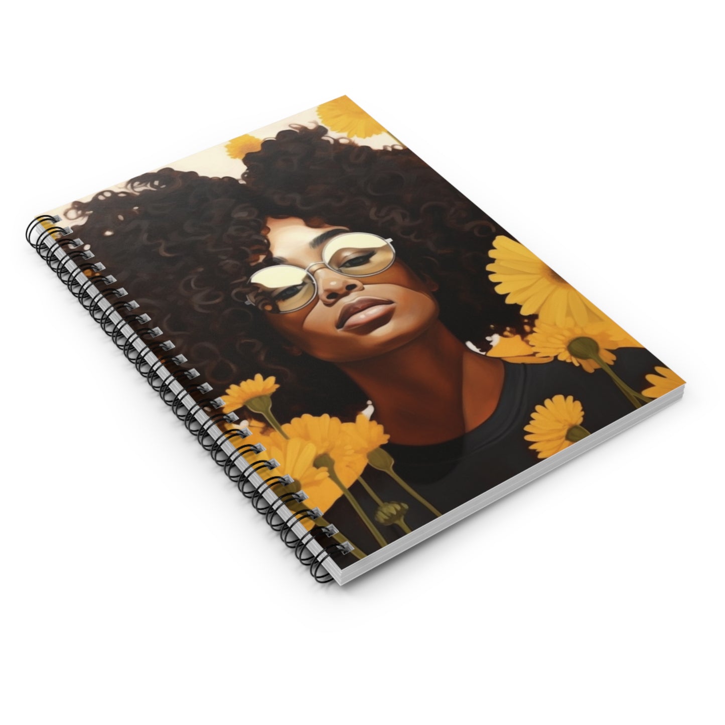 Beauty Unbound with Daisies Spiral Notebook