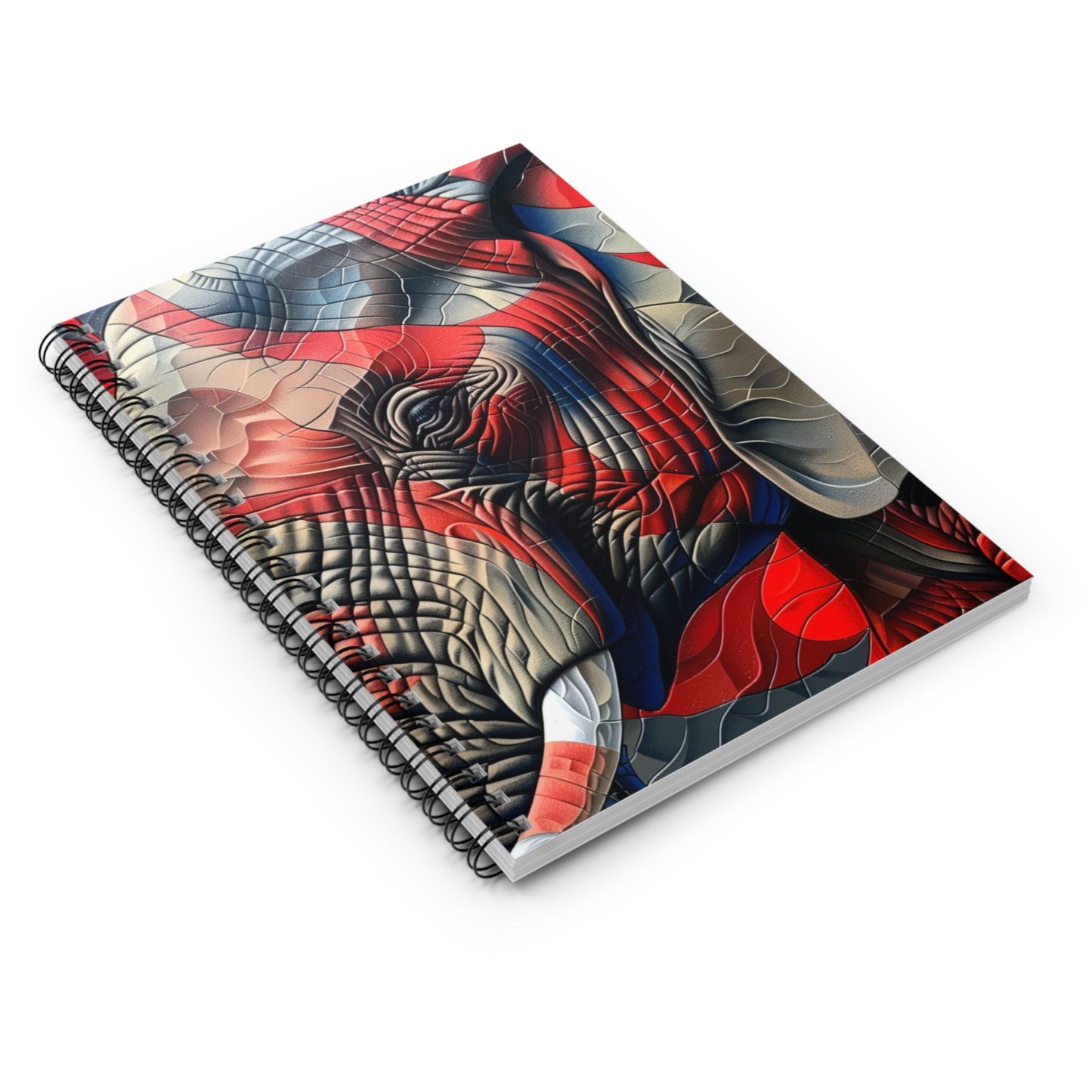 Red Elephant Spiral Notebook - Ruled Line