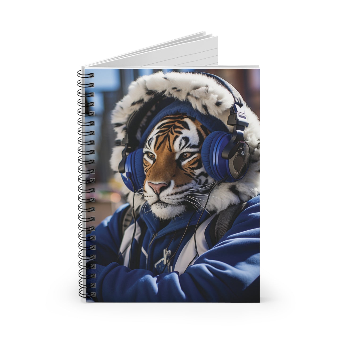 Chilling Tiger Spiral Notebook