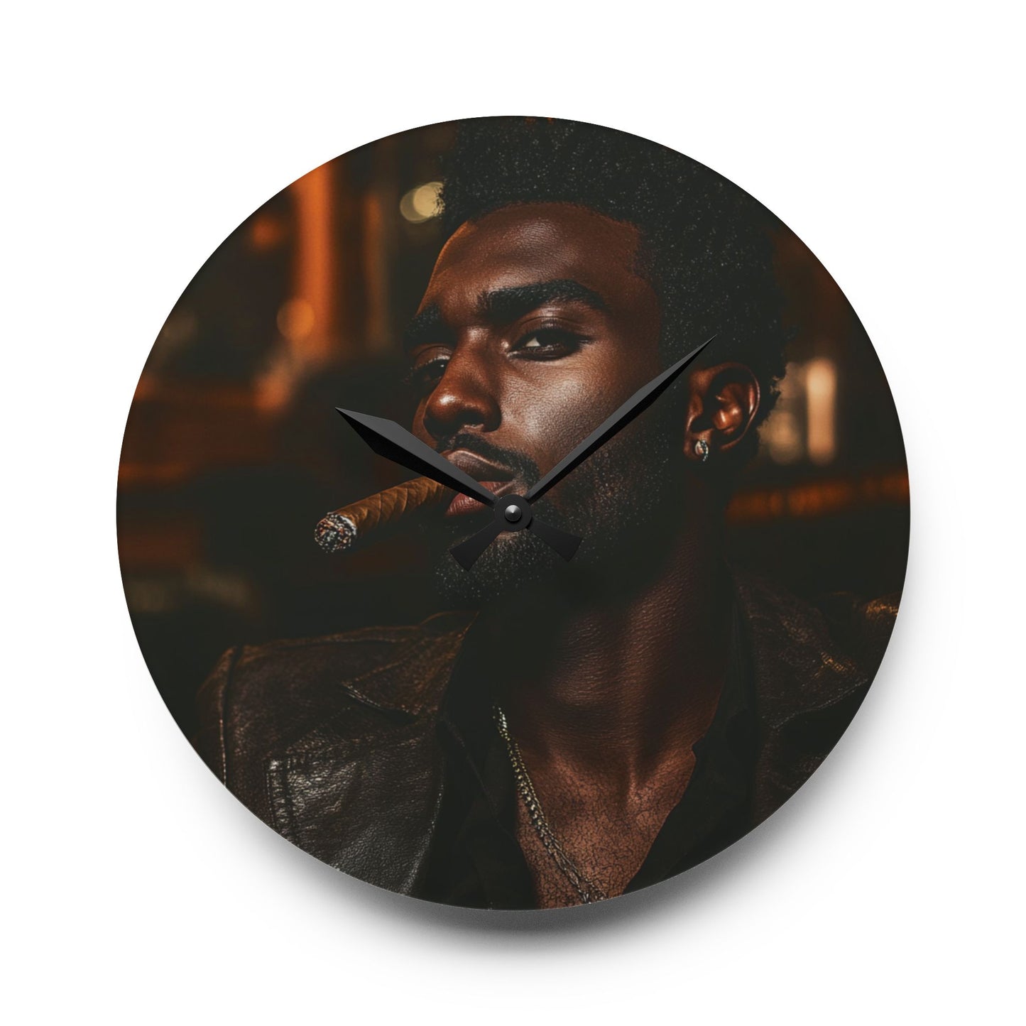 PSSITA Gentleman Acrylic Wall Clock