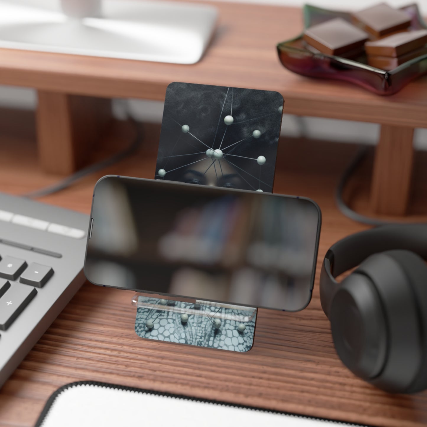 Futuristic Warrior Queen Mobile Display Stand