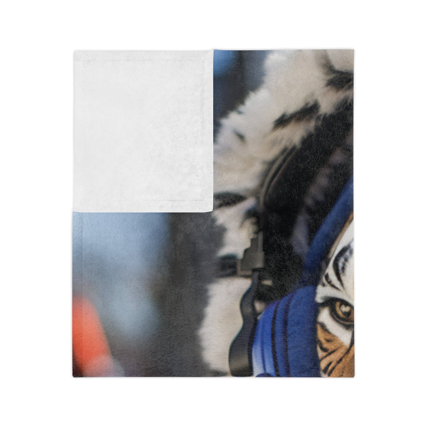 Chillin' Tiger Velveteen Minky Blanket