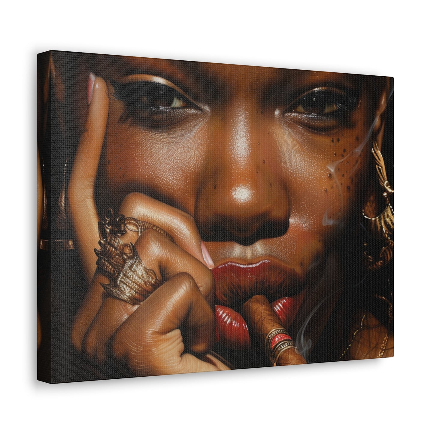 Cigar Diva Canvas Wrap