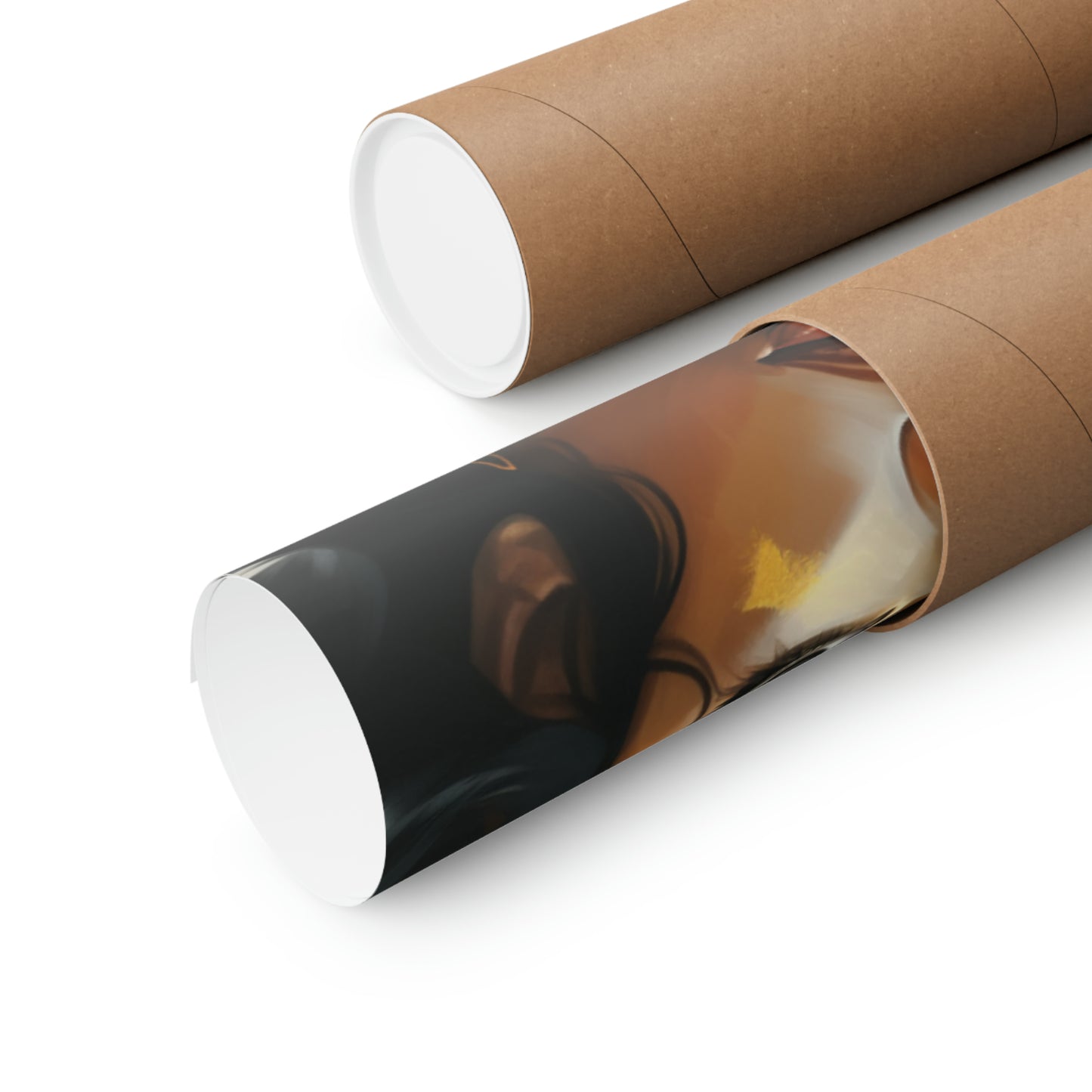 Beautiful Flowers Vertical Poster - Gold #1