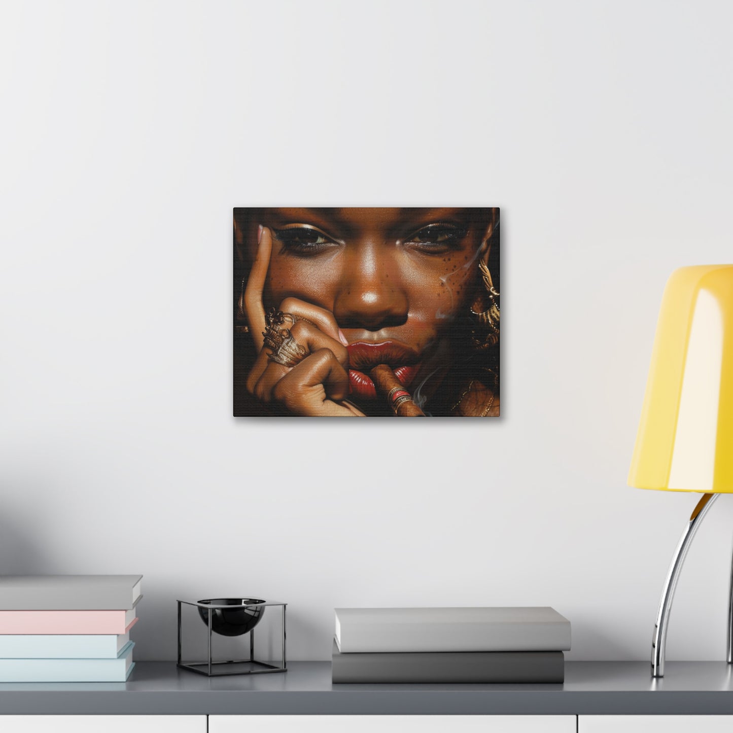 Cigar Diva Canvas Wrap