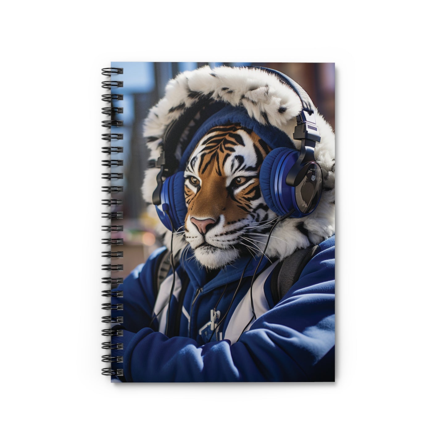 Chilling Tiger Spiral Notebook