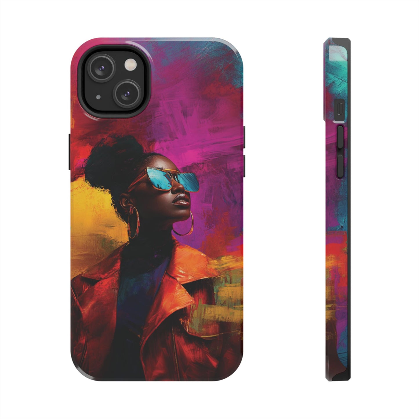 Colorful Diva Profile Tough Case For iPhone