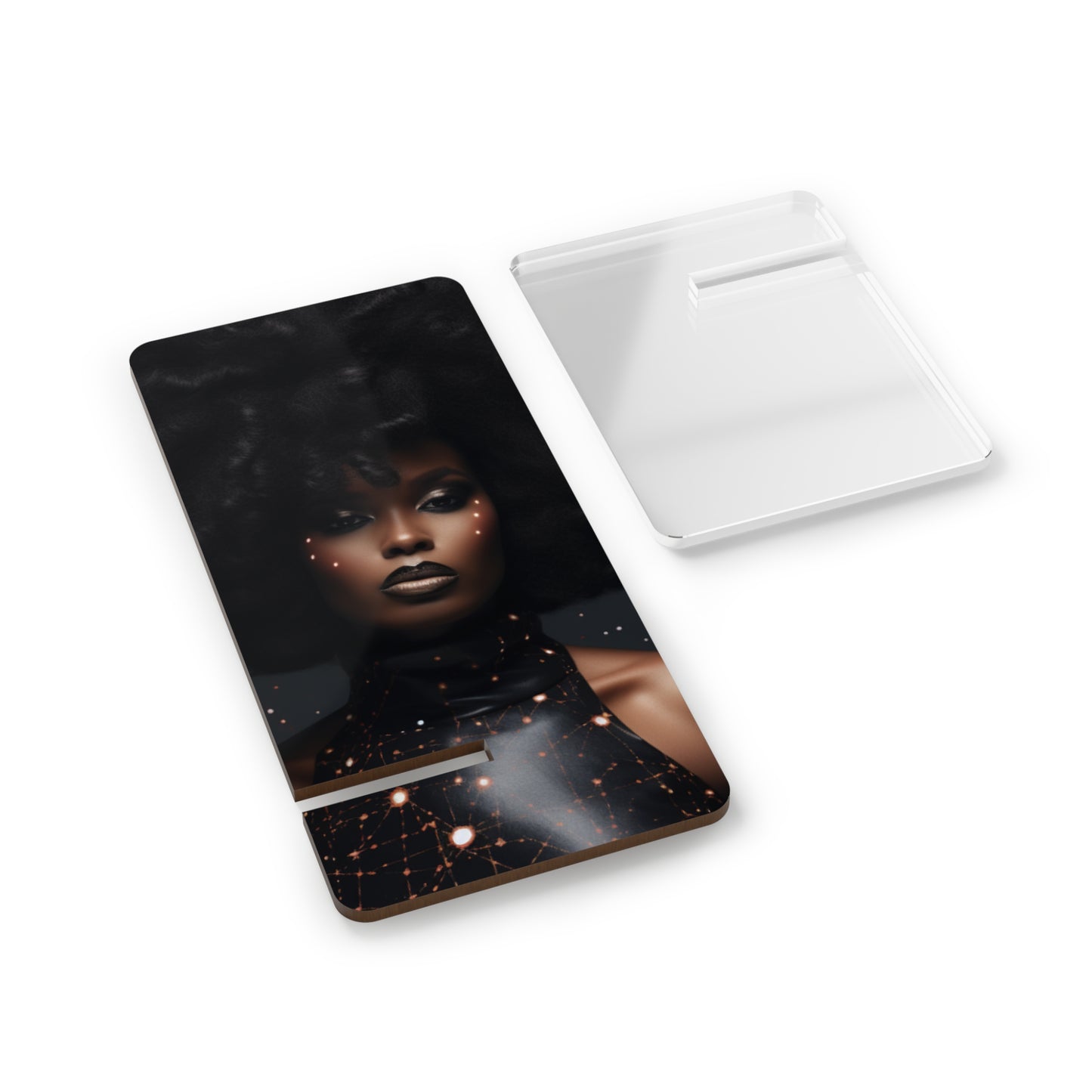 Futuristic Radiant Queen Mobile Display Stand