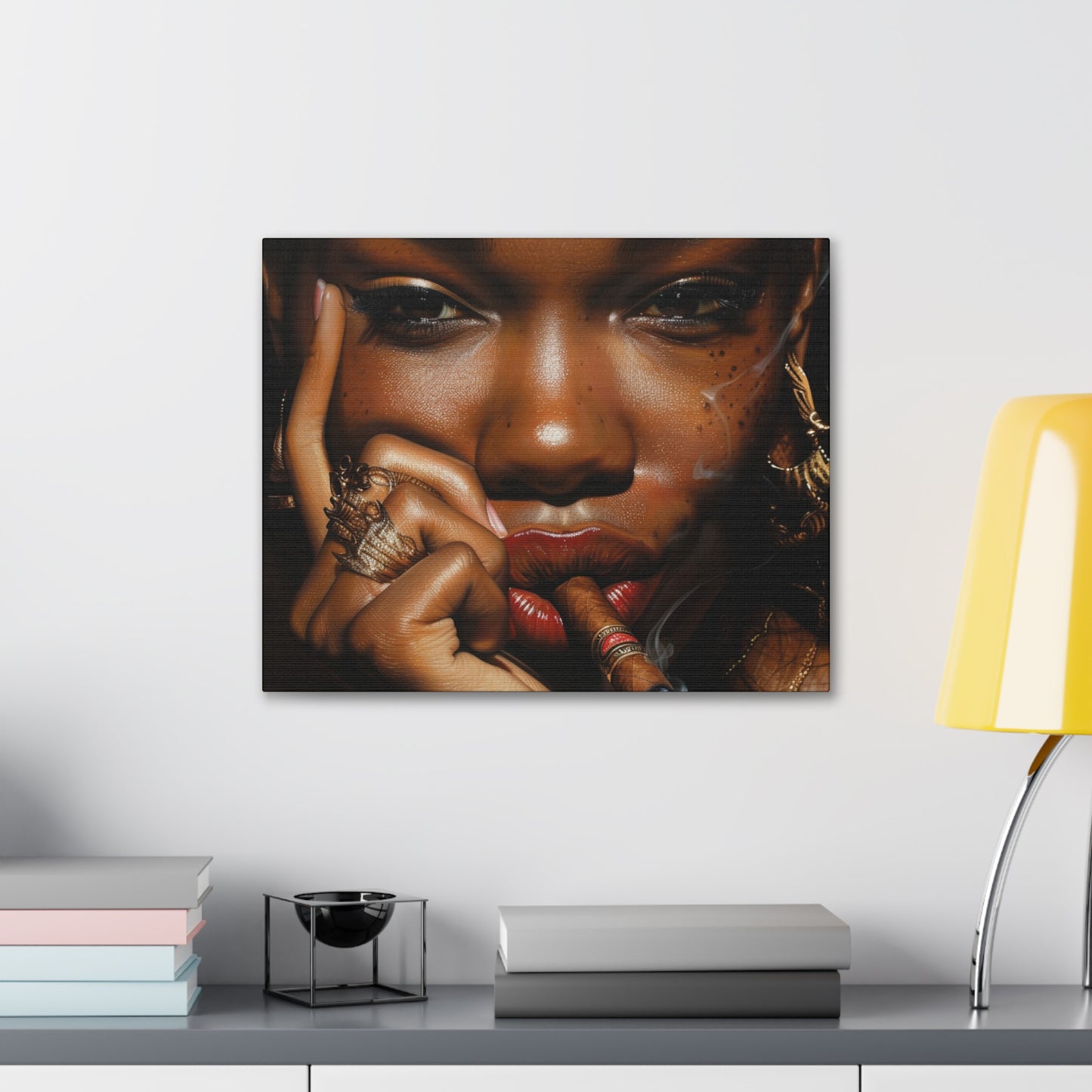 Cigar Diva Canvas Wrap