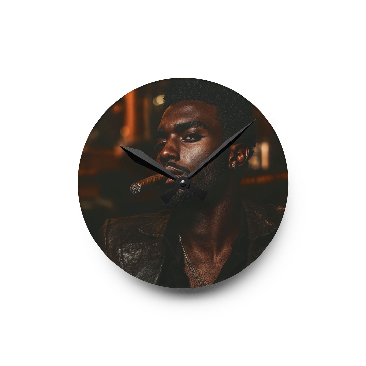 PSSITA Gentleman Acrylic Wall Clock