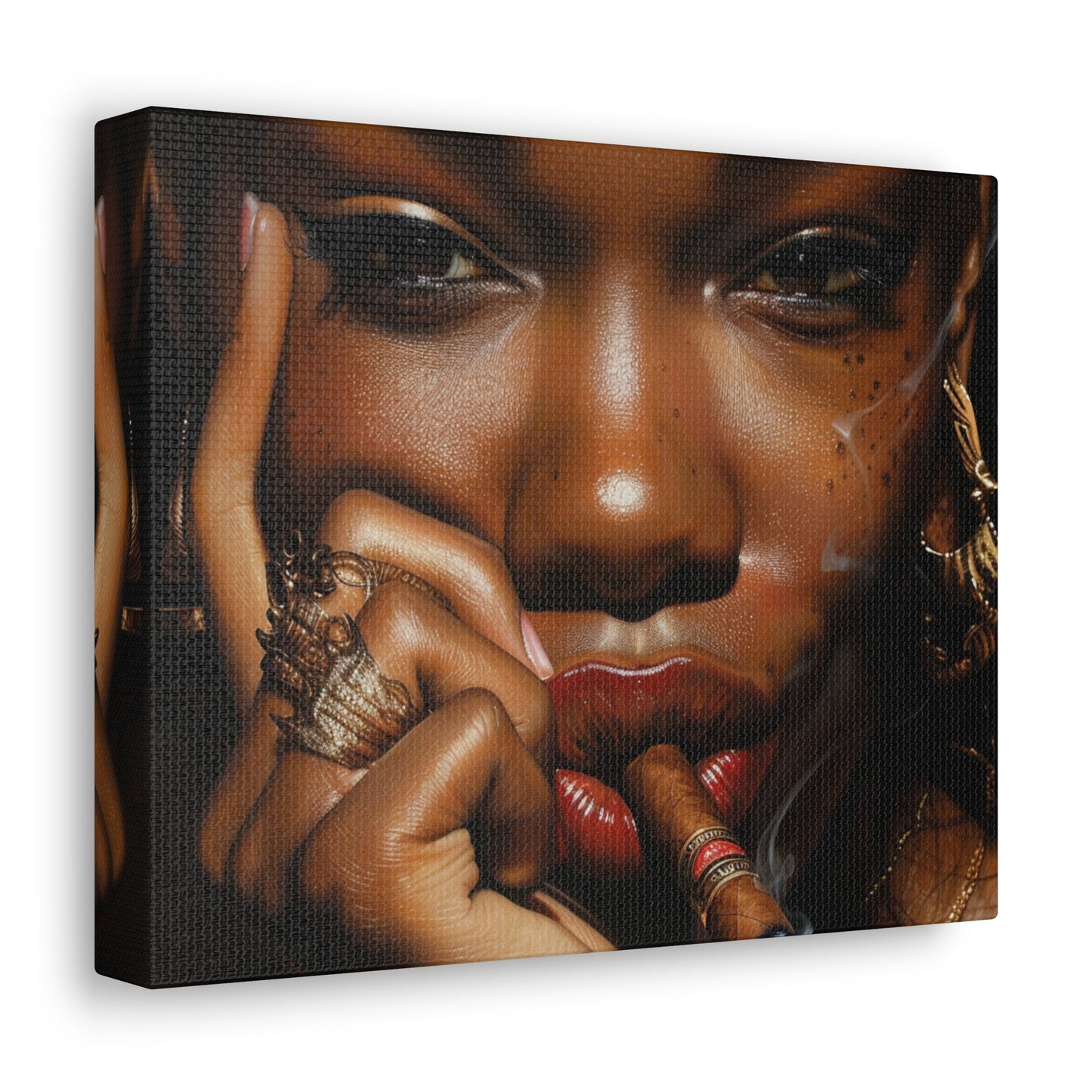 Cigar Diva Canvas Wrap