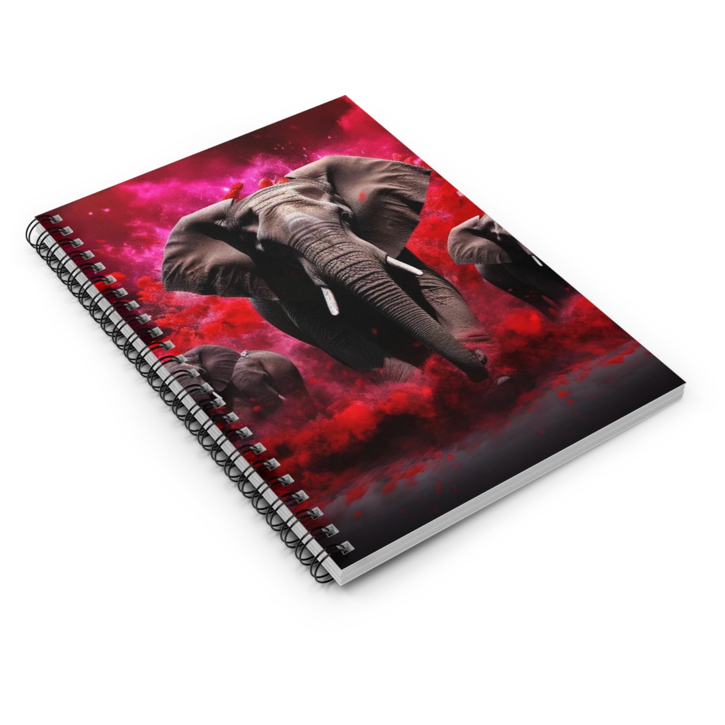 Elephant Parade Spiral Notebook - Ruled Line
