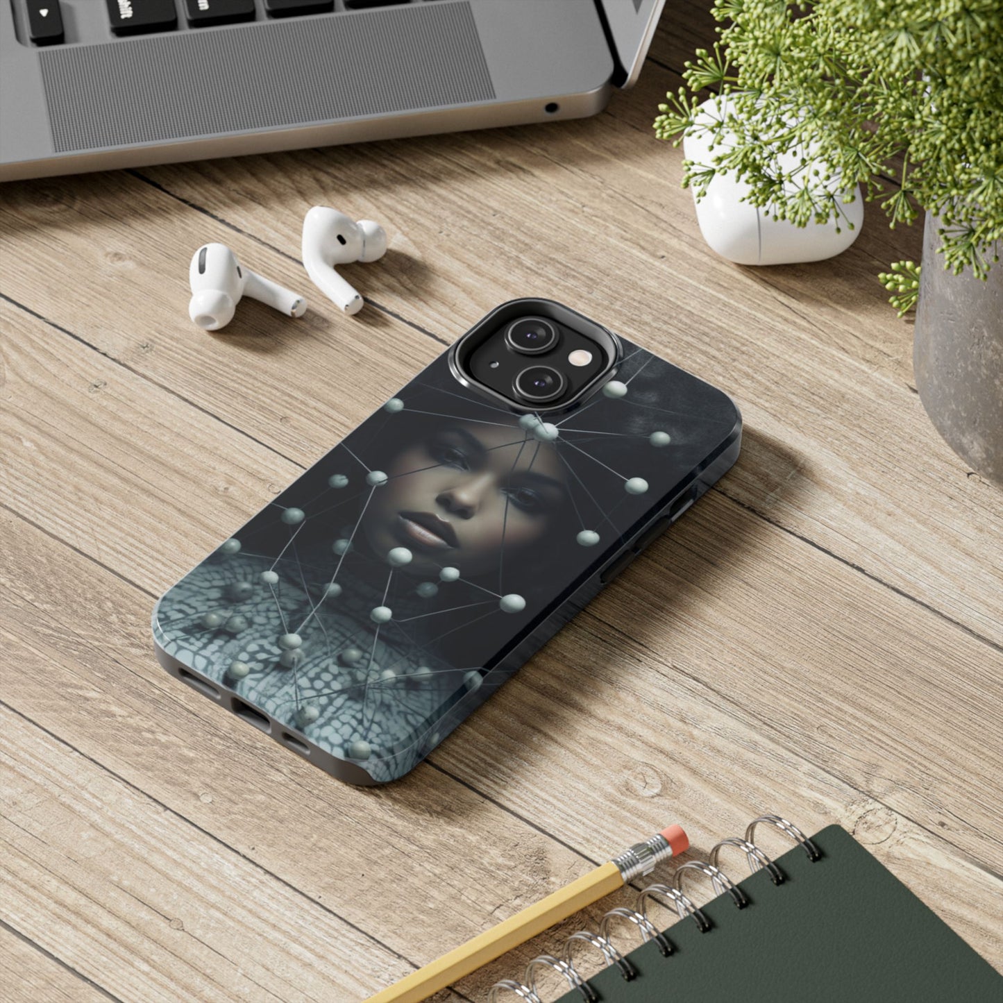 Futuristic Warrior Queen Tough Phone Case