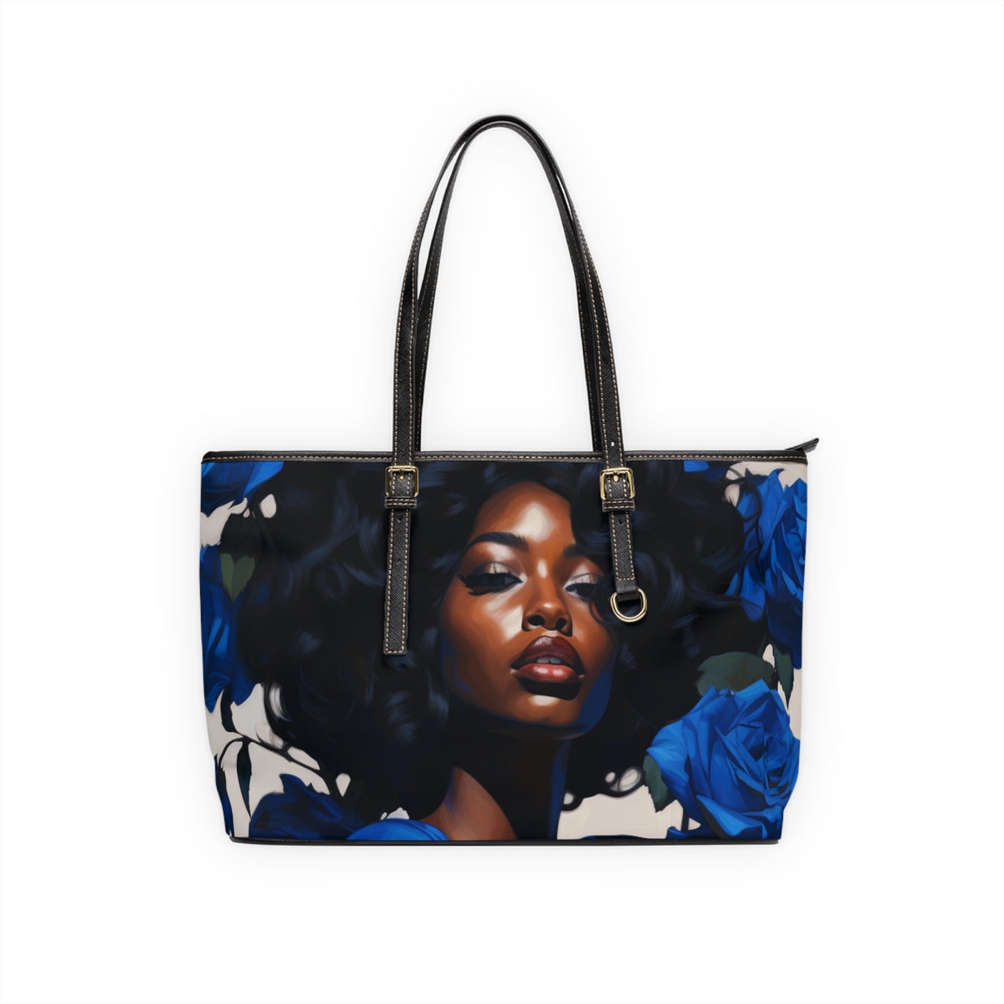 Serenity in Sapphire PU Leather Shoulder Bag