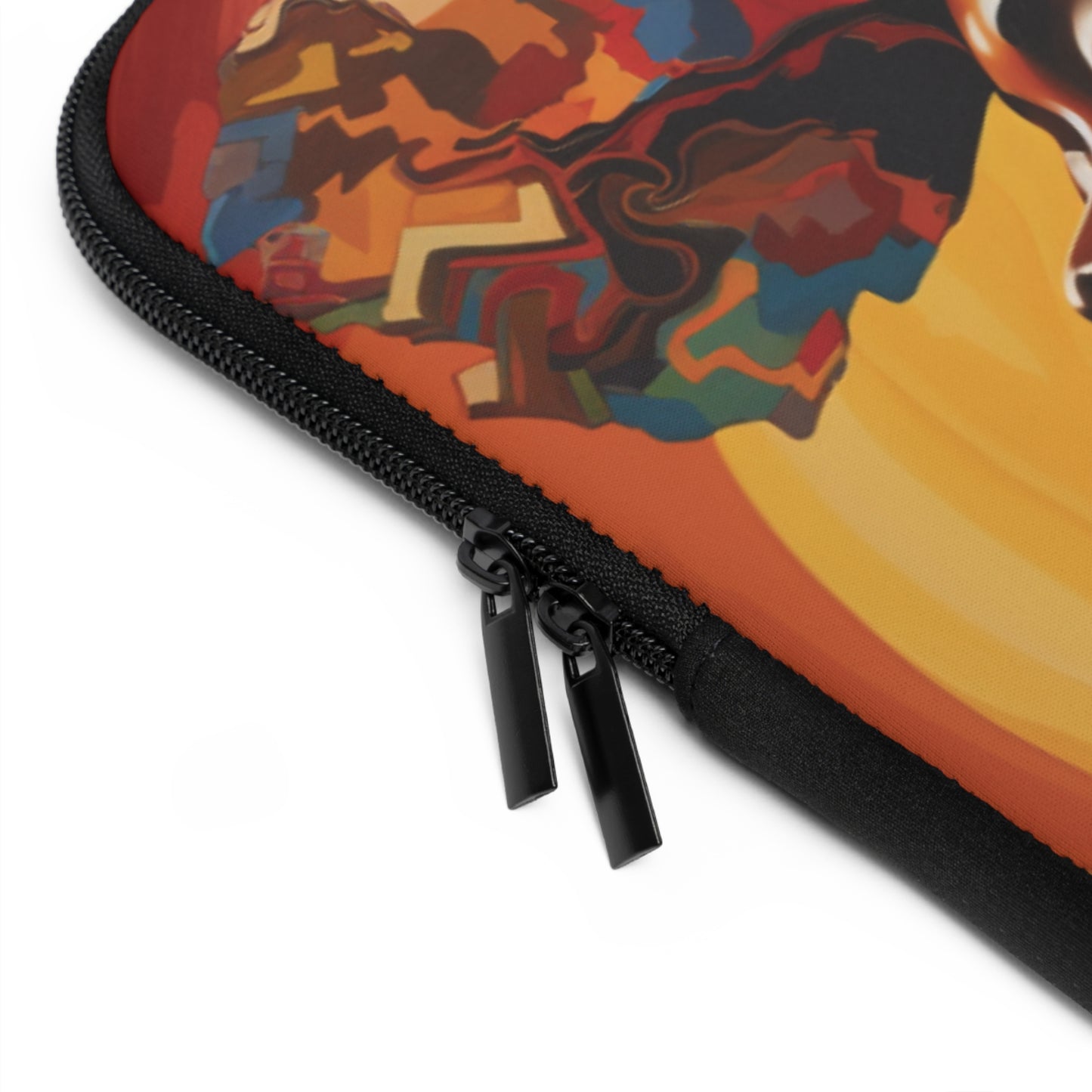 Colorful Black Woman Mane Laptop Sleeve