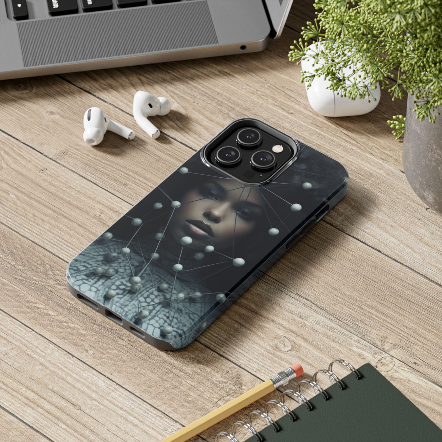 Futuristic Warrior Queen Tough Phone Case