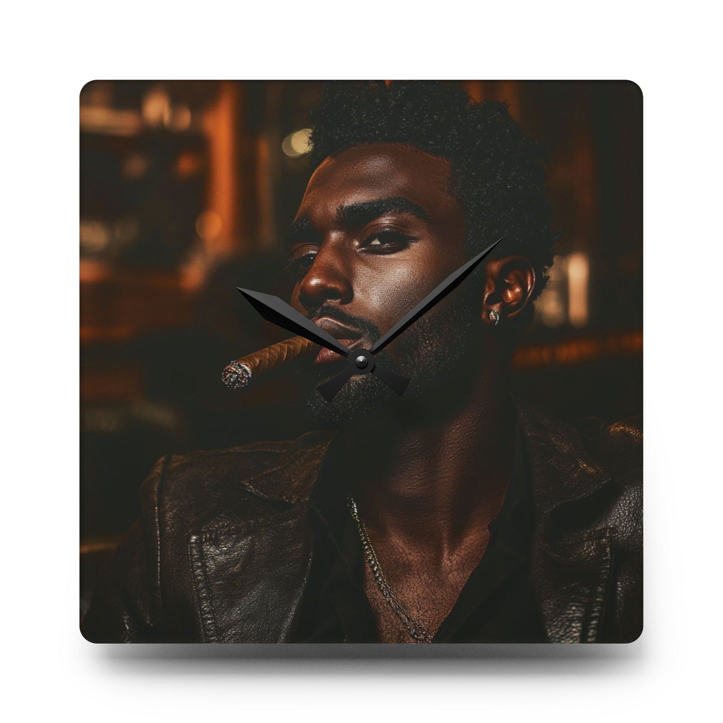 PSSITA Gentleman Acrylic Wall Clock