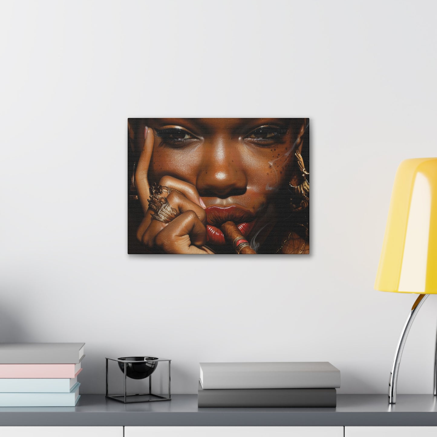 Cigar Diva Canvas Wrap