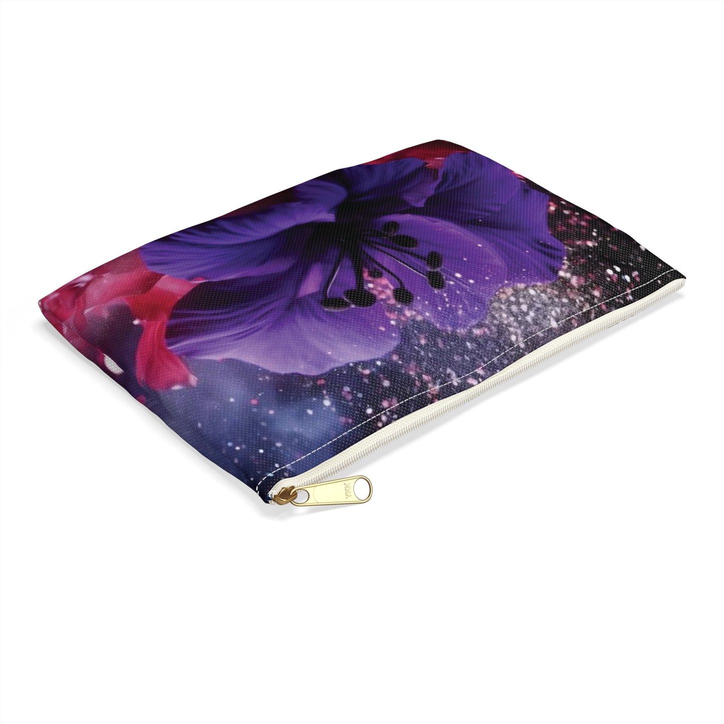 Violets Accessory Pouch - Cosmetic Bag/Pencil Case
