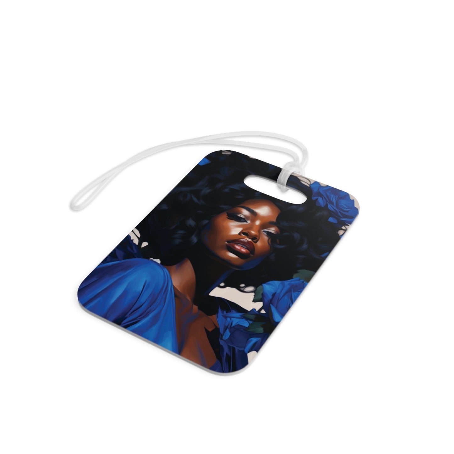 Serenity in Sapphire Luggage Tag