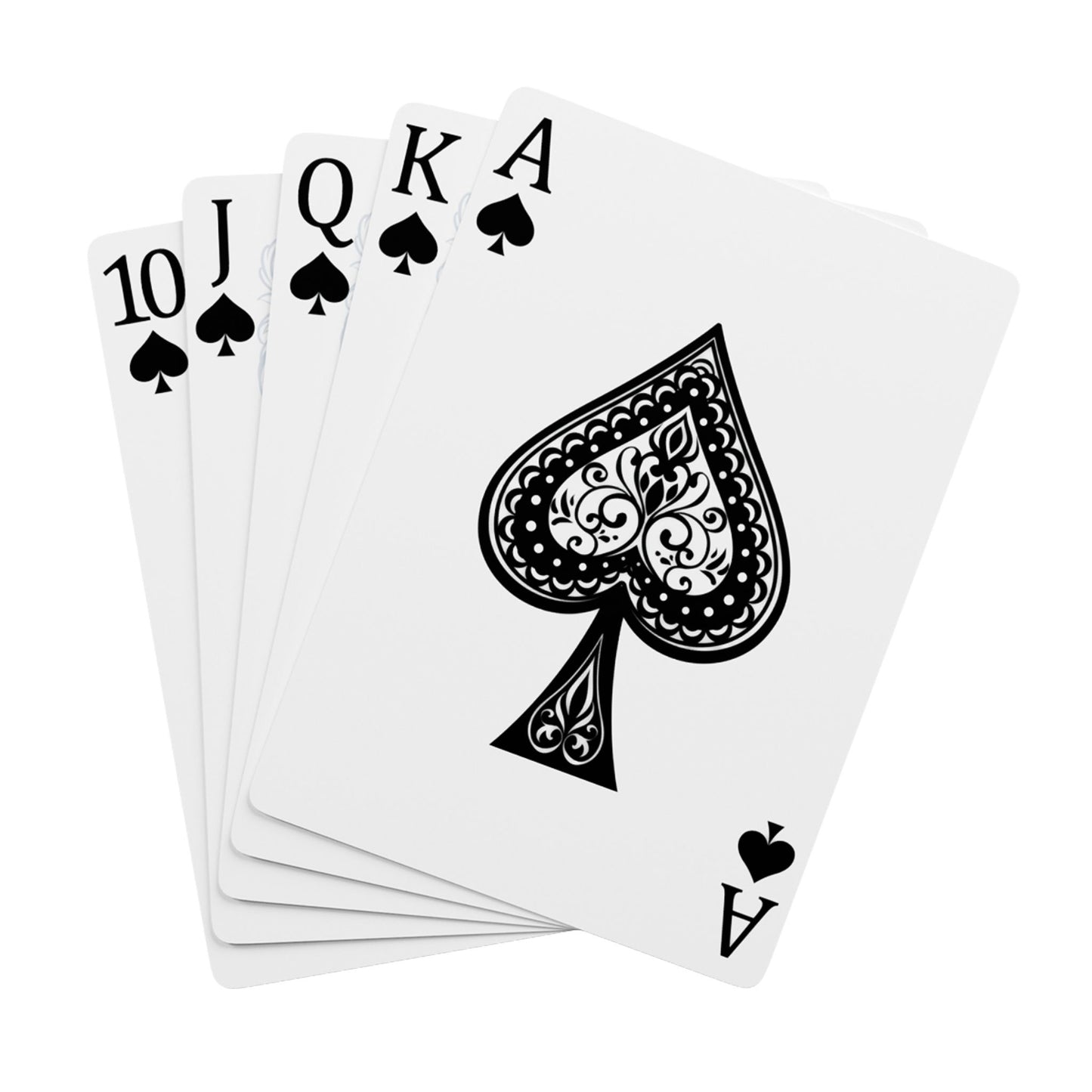 Colorful Jazzy Trombone Elegant Poker Playing Cards - Stylish Design for Card Games