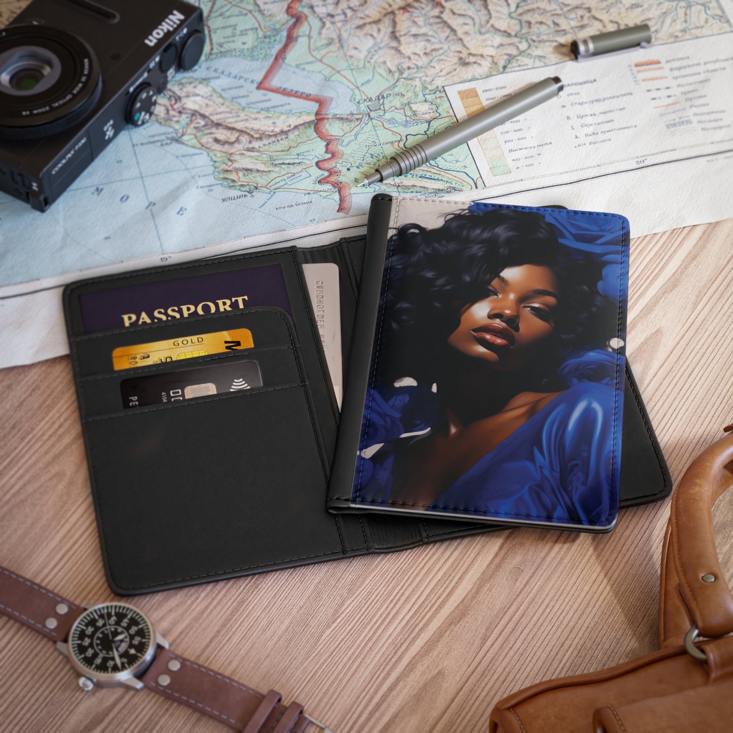 Indigo Expressions Passport Holder