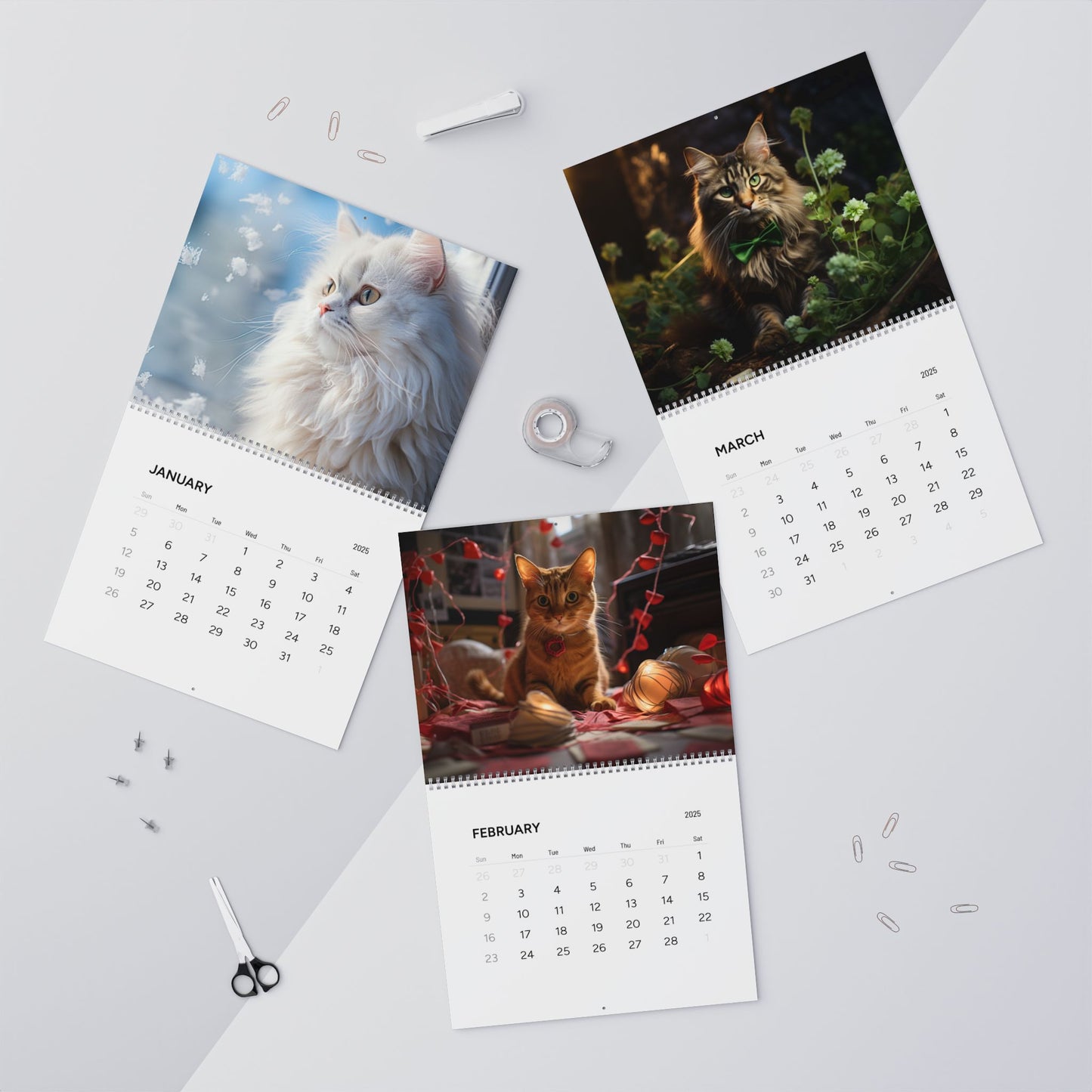 Cats Wall Calendar (2025) | Pet Calendar | Cats | Pets
