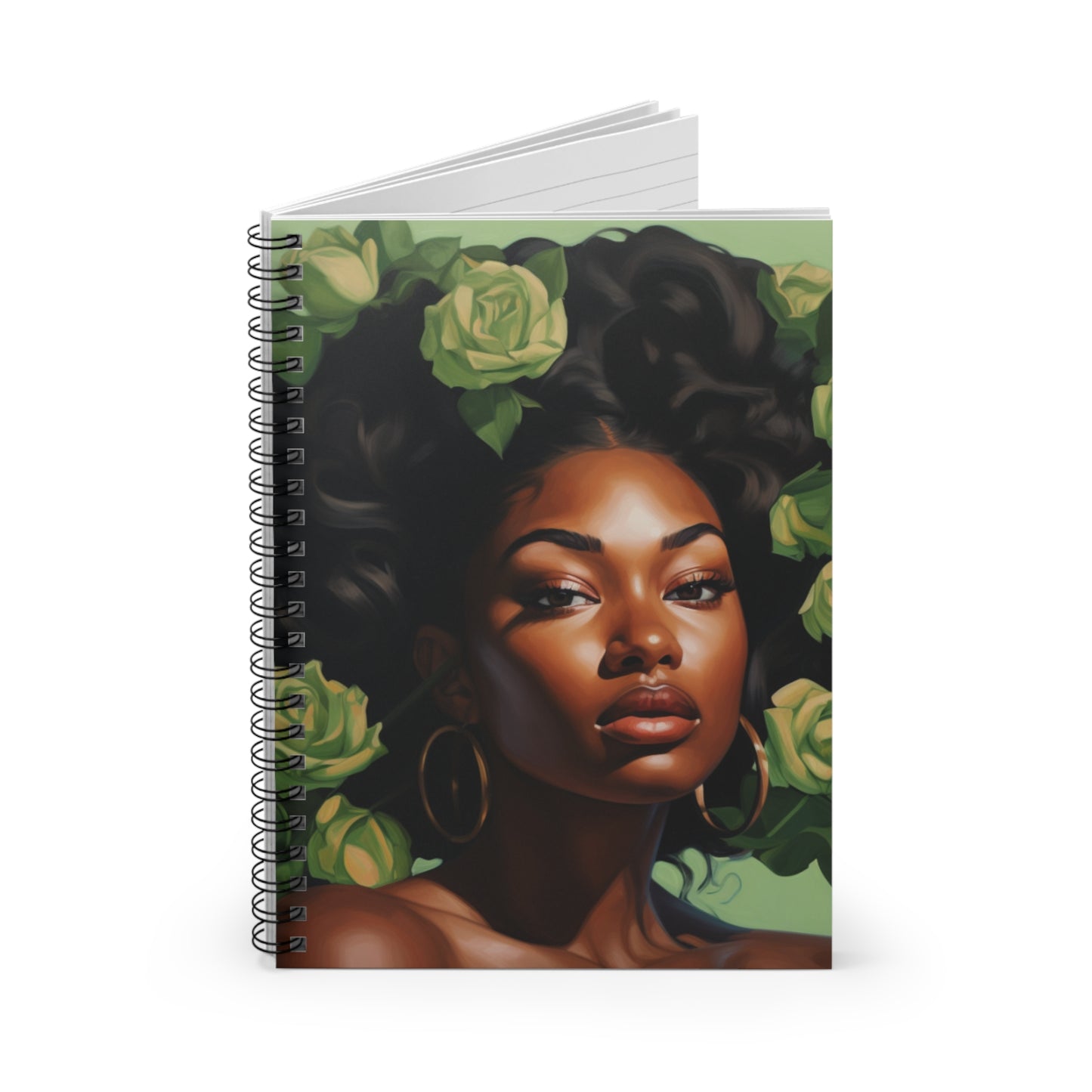 Emerald Elegance Spiral Notebook (Ruled Line)