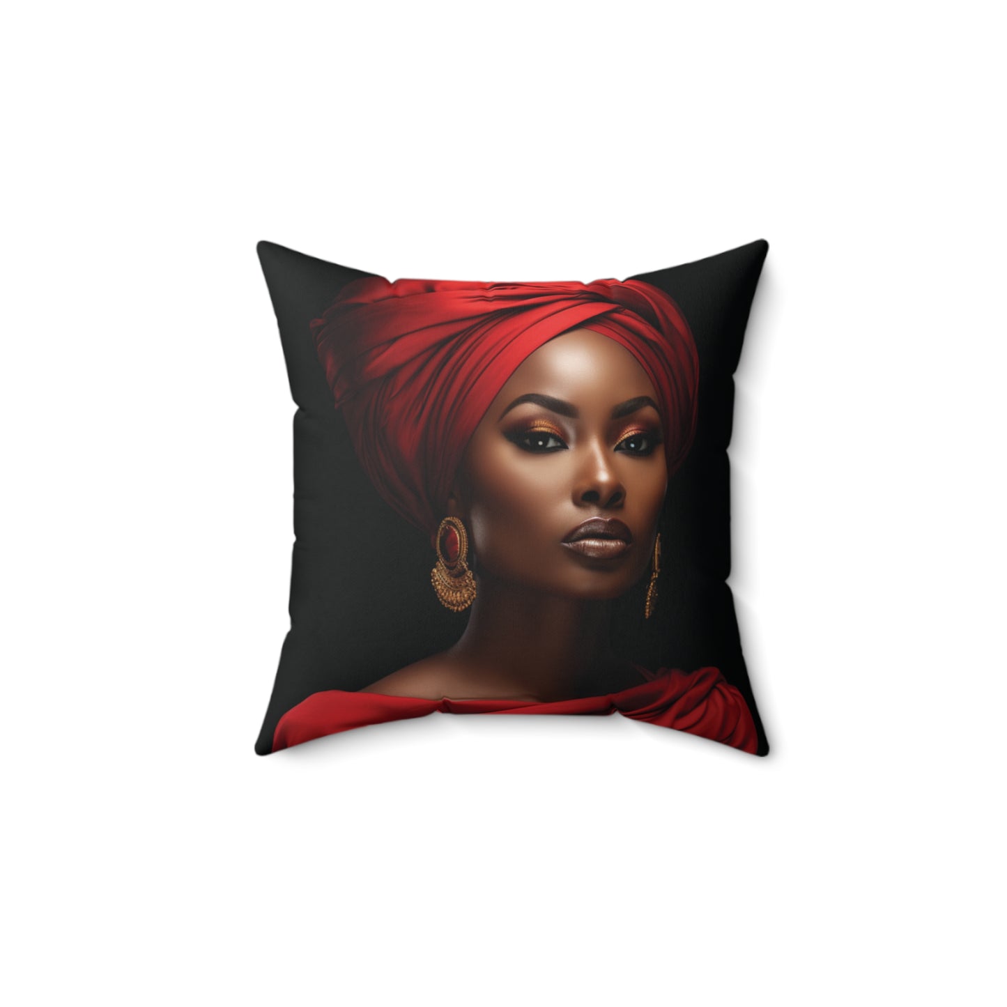 Courageous Queen Spun Polyester Square Pillow