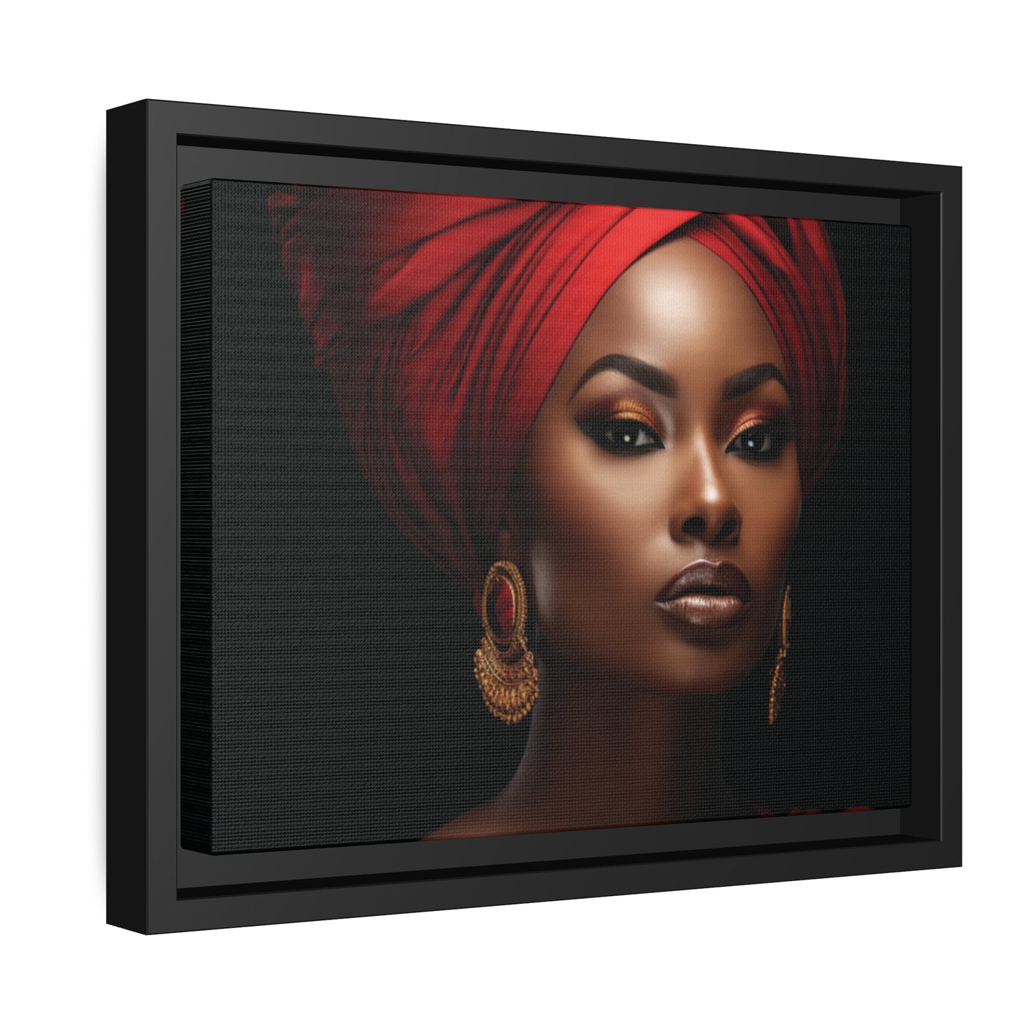Courageous Queen Canvas With Black Frame