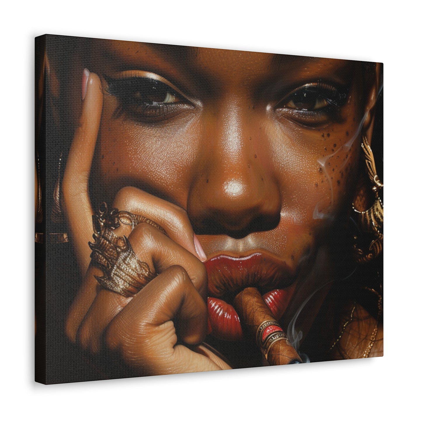 Cigar Diva Canvas Wrap