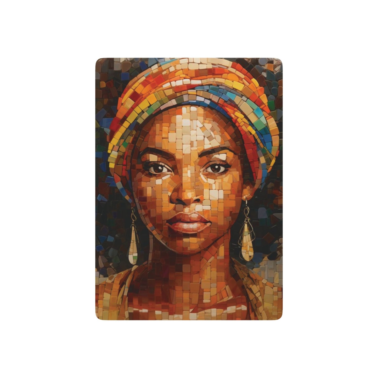 Mosaic Women Poker Playing Cards - Stylish Design for Card Games