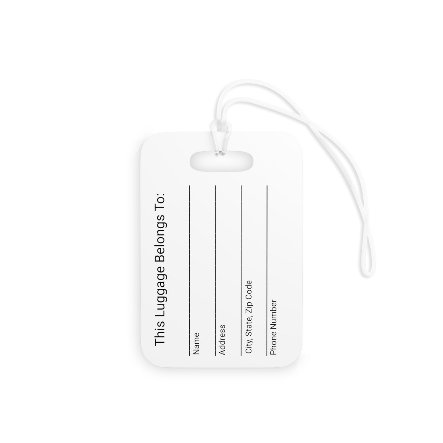 Beautiful Black Woman With Purple Flowers Luggage Tag - #1