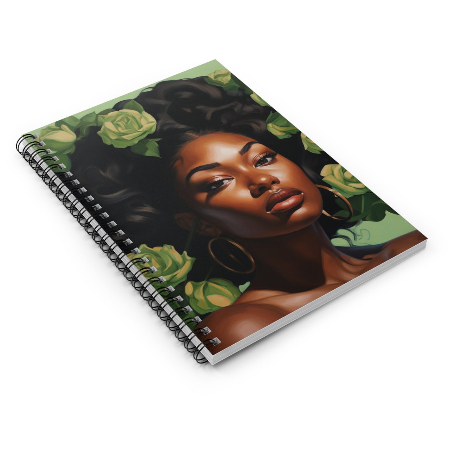Emerald Elegance Spiral Notebook (Ruled Line)