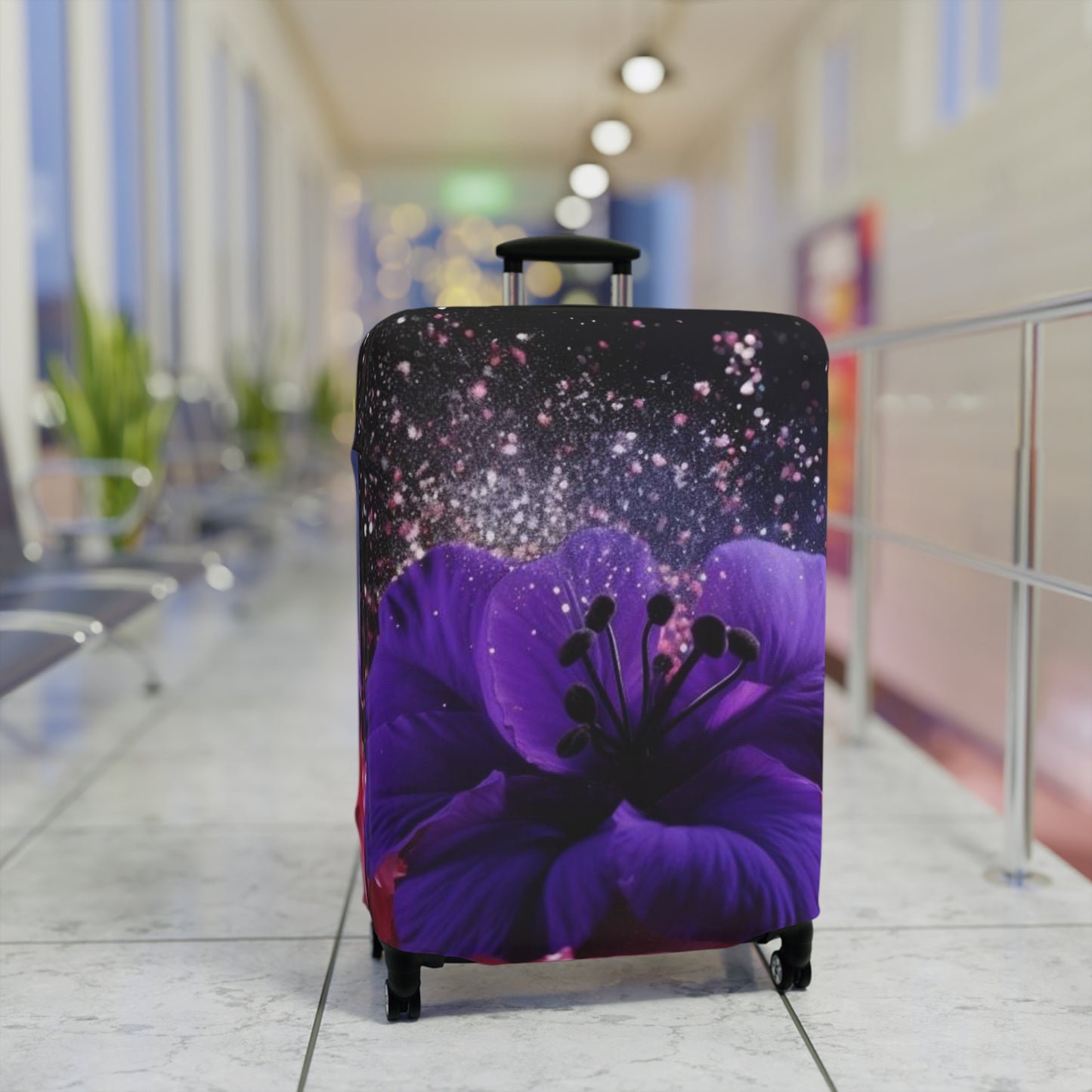 Violets Luggage Cover