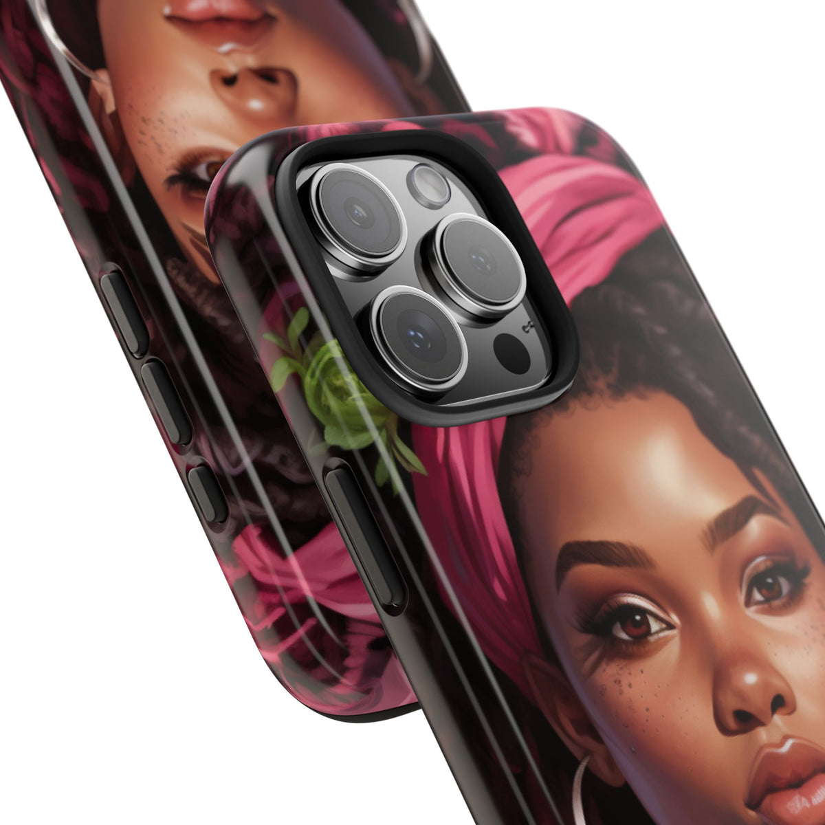 Beautiful Black Rasta Woman Tough Phone Case