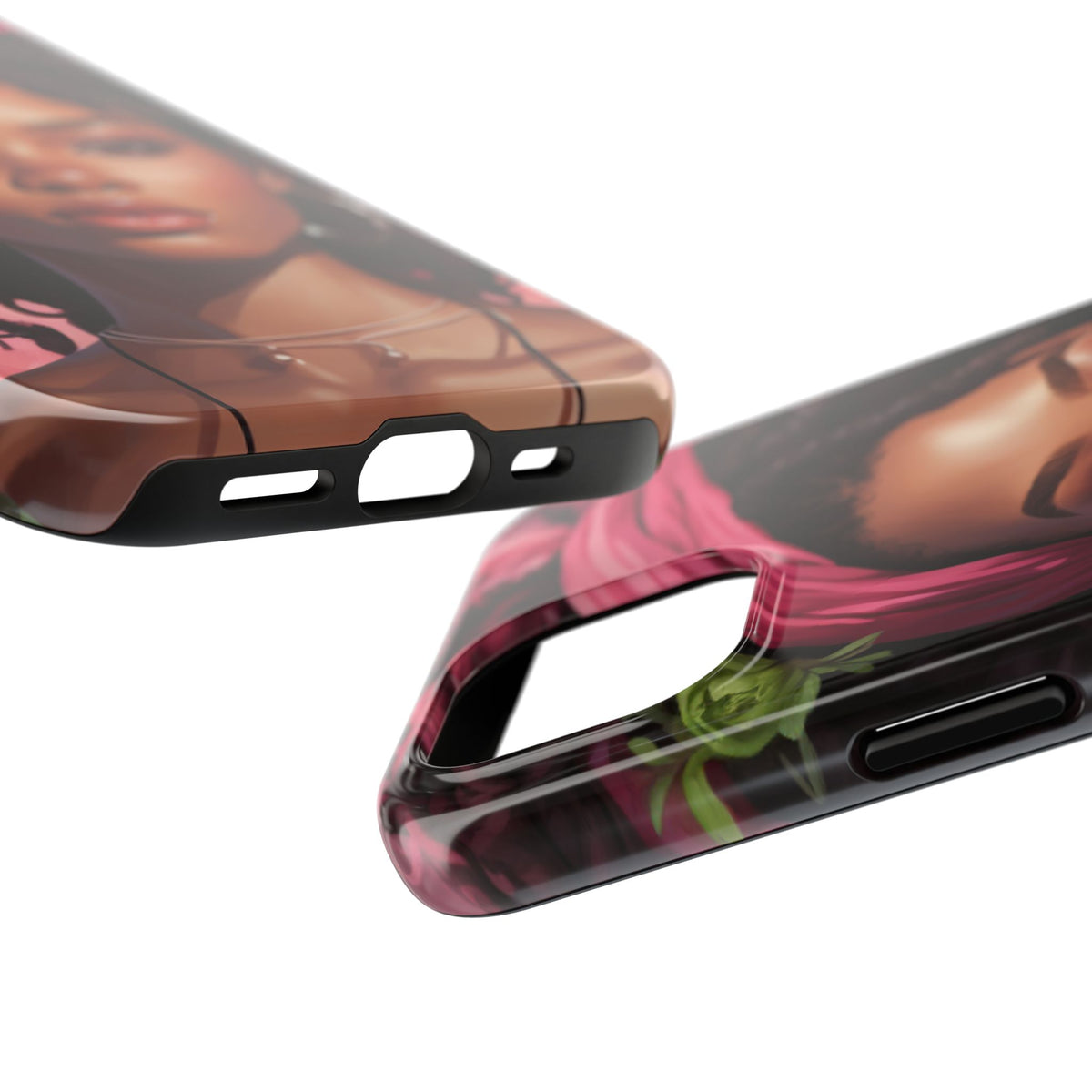 Beautiful Black Rasta Woman Tough Phone Case