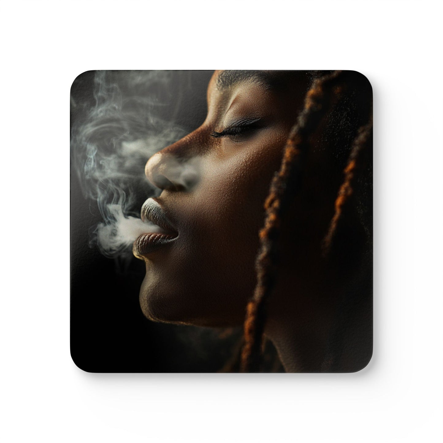 Cigar Queen Corkwood Coaster Set