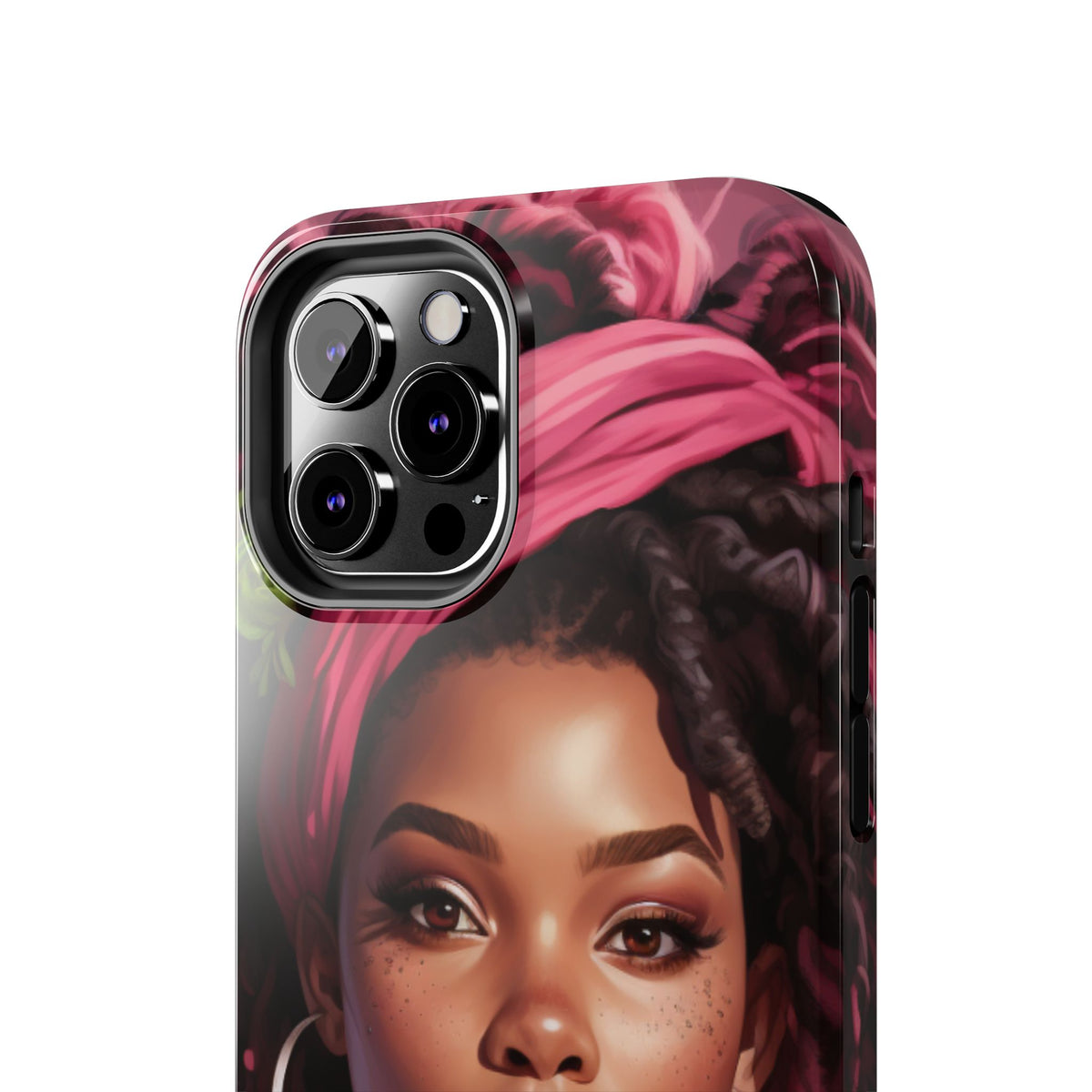Beautiful Black Rasta Woman Tough Phone Case