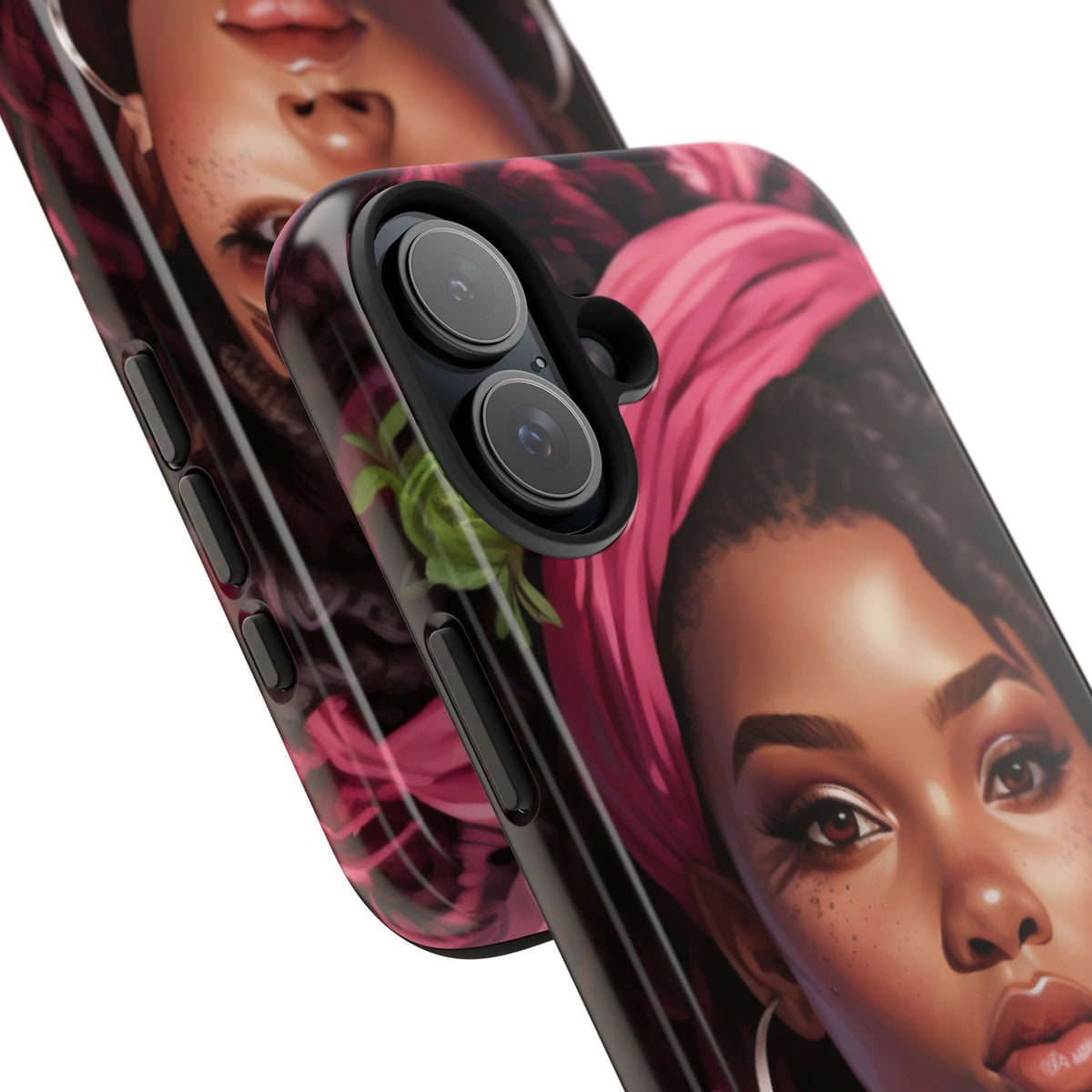 Beautiful Black Rasta Woman Tough Phone Case