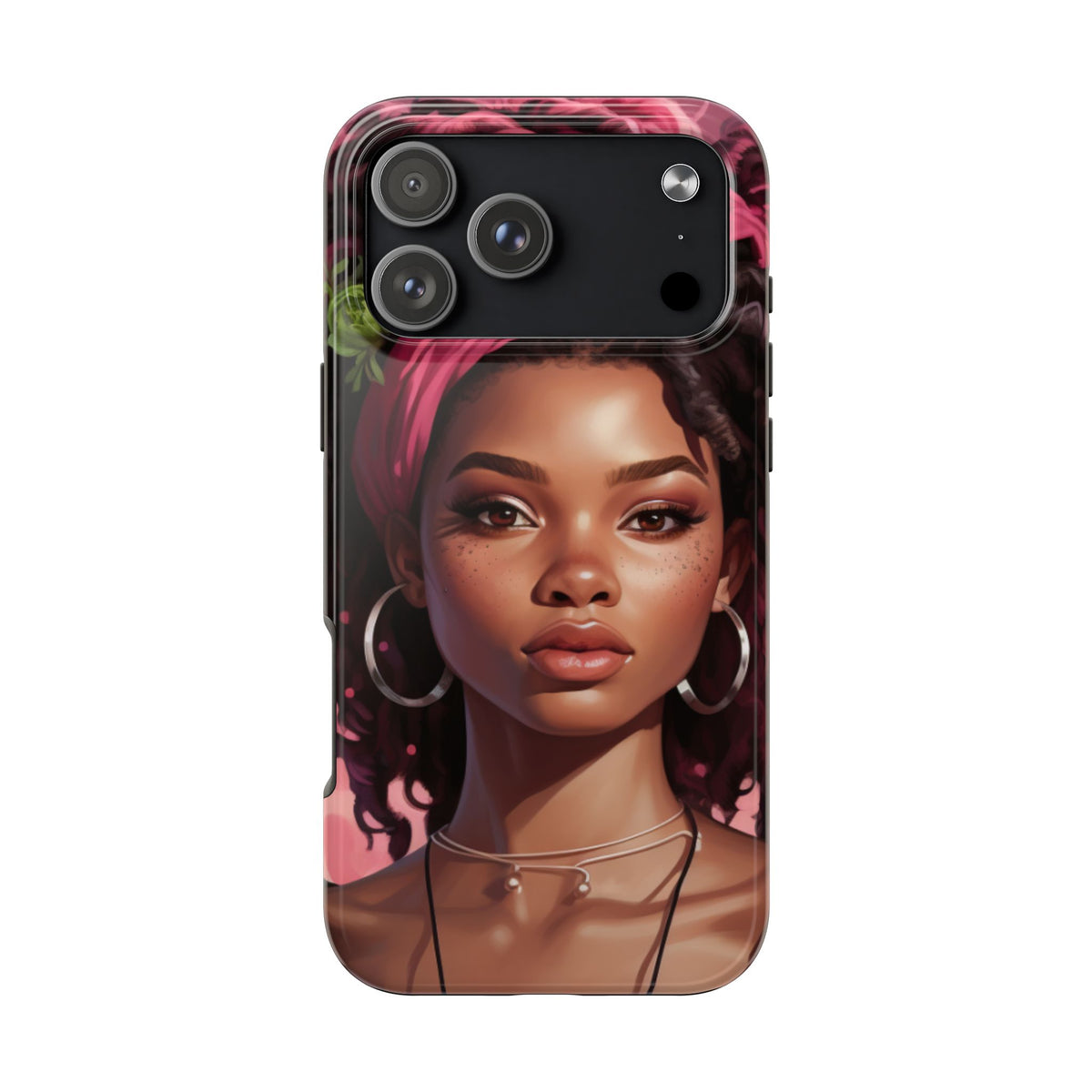Beautiful Black Rasta Woman Tough Phone Case