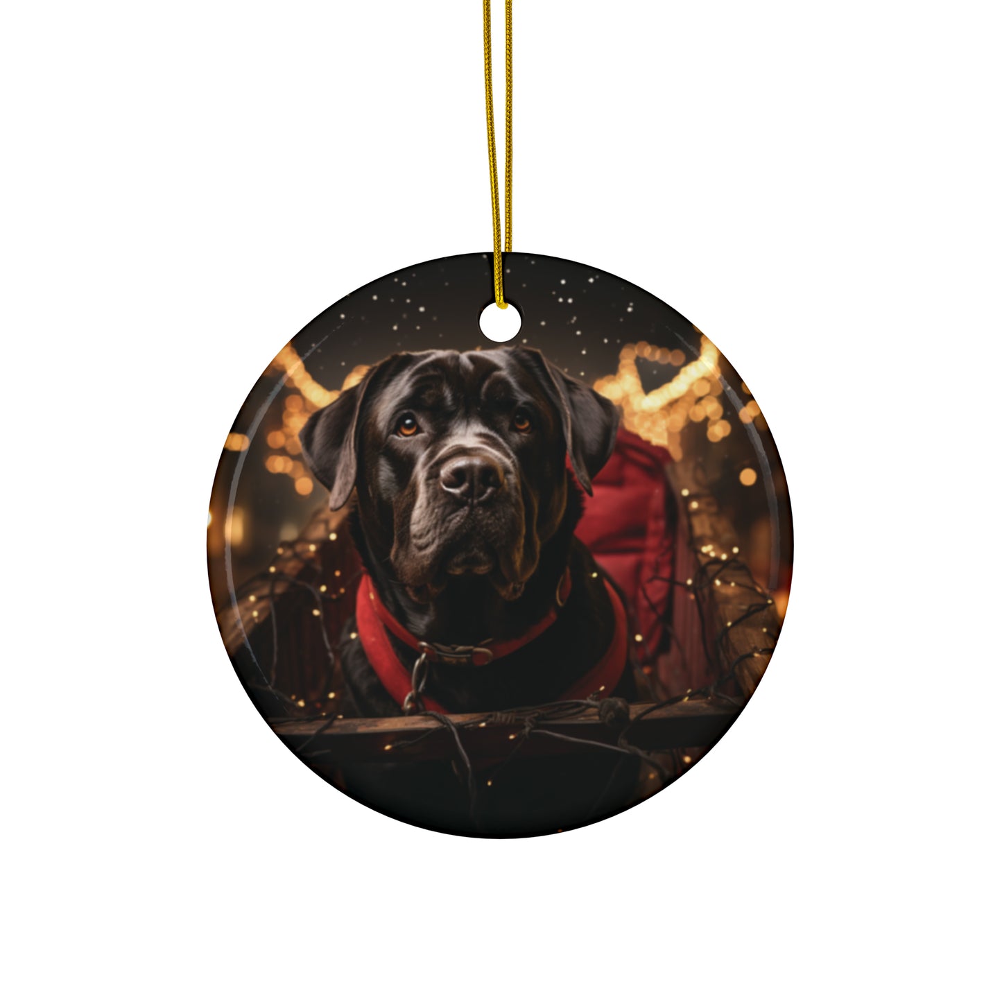 Black Dog Ceramic Ornaments (1pc, 3pcs, 5pcs) | Christmas Ornaments |  Christmas | Pet Ornaments