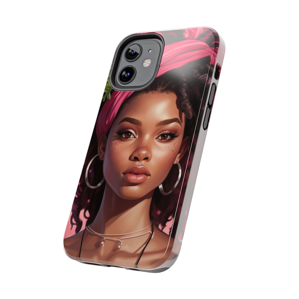 Beautiful Black Rasta Woman Tough Phone Case