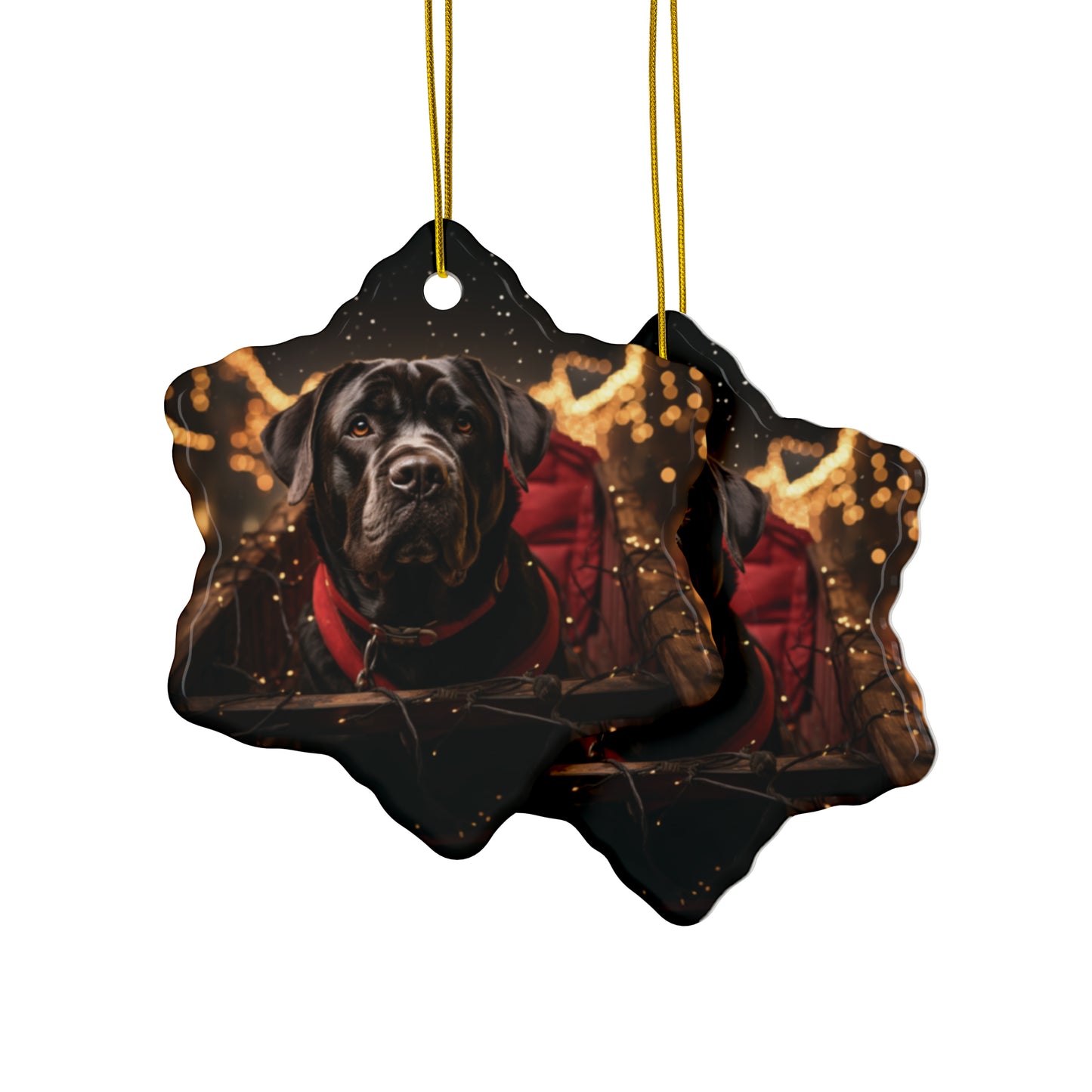 Black Dog Ceramic Ornaments (1pc, 3pcs, 5pcs) | Christmas Ornaments |  Christmas | Pet Ornaments