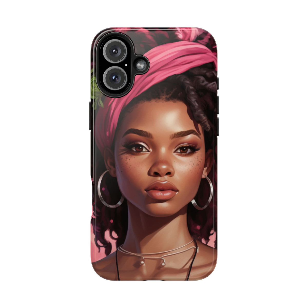 Beautiful Black Rasta Woman Tough Phone Case