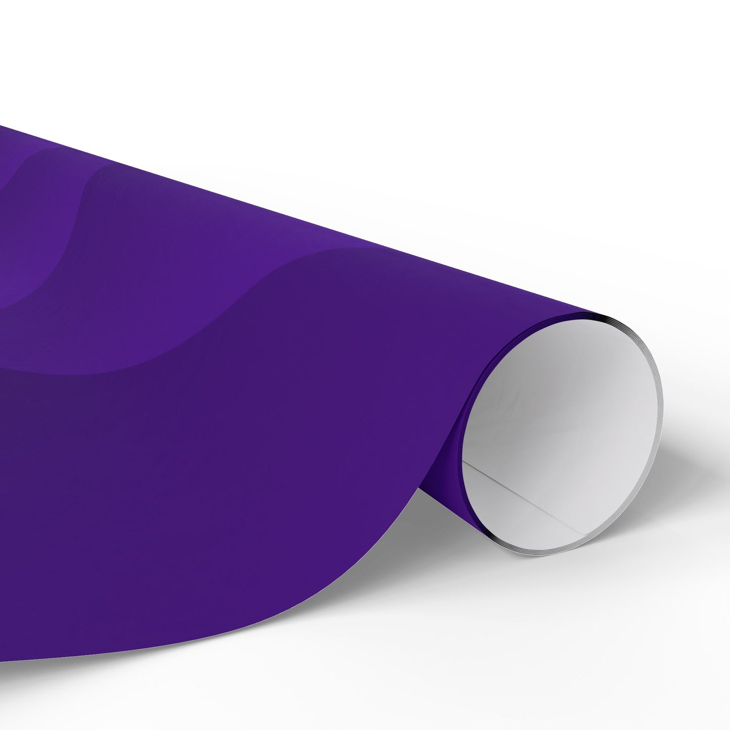 Purple With Gold Dots Wrapping Paper Roll — Metallic Gift Wrap for Holidays & Weddings