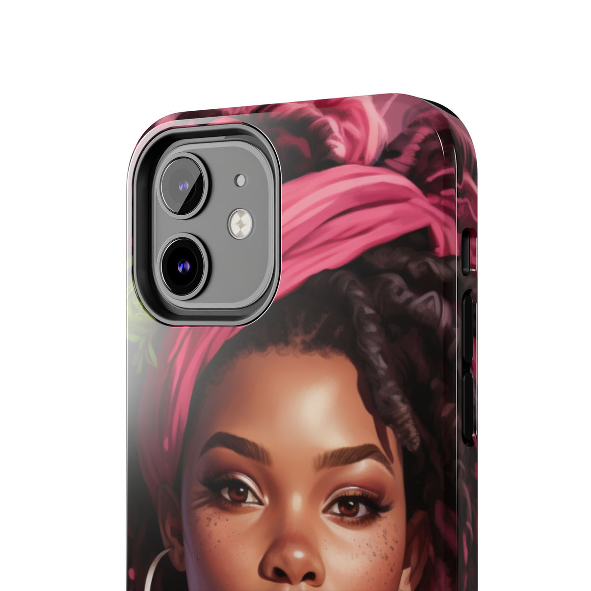 Beautiful Black Rasta Woman Tough Phone Case