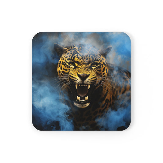 1880 Jaguars Corkwood Coaster Set